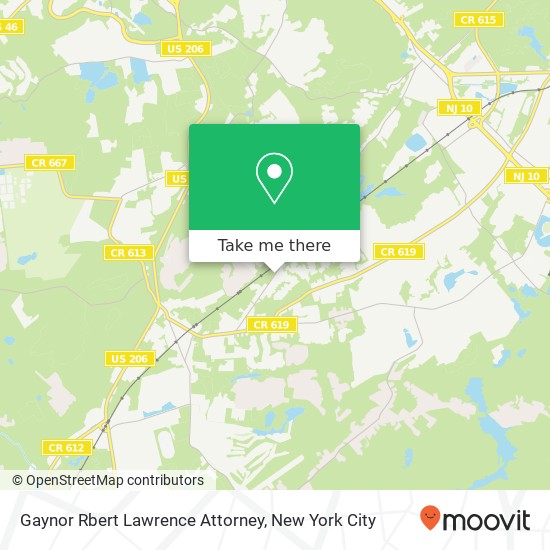 Gaynor Rbert Lawrence Attorney map