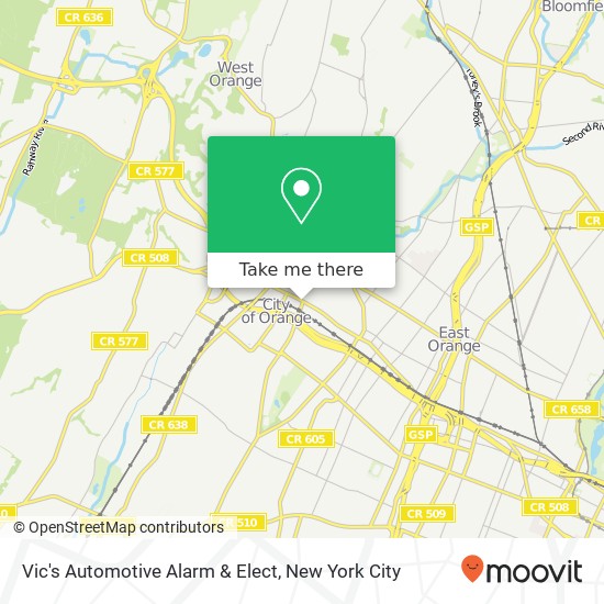 Vic's Automotive Alarm & Elect map