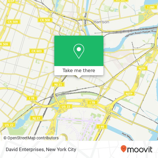 David Enterprises map