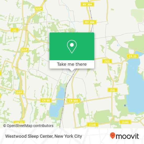 Mapa de Westwood Sleep Center