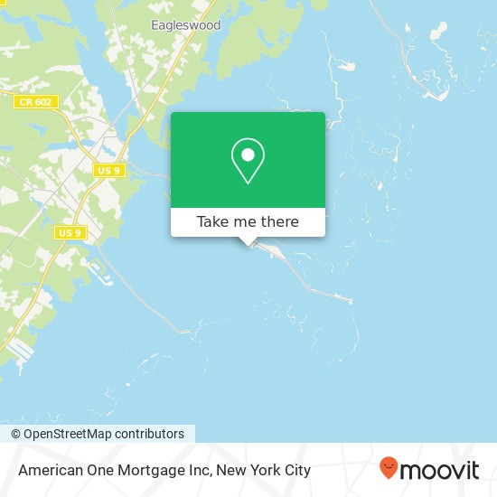 American One Mortgage Inc map