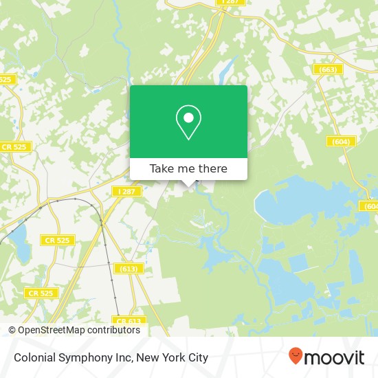Colonial Symphony Inc map
