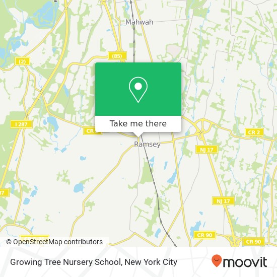 Growing Tree Nursery School map