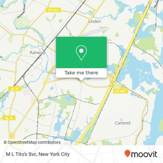 M L Tito's Svc map