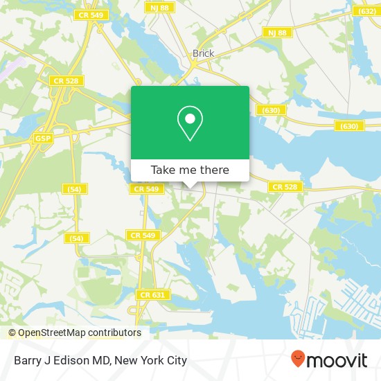 Mapa de Barry J Edison MD