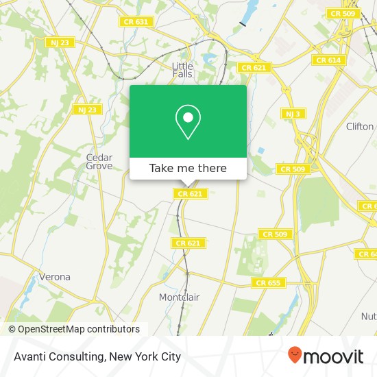 Avanti Consulting map