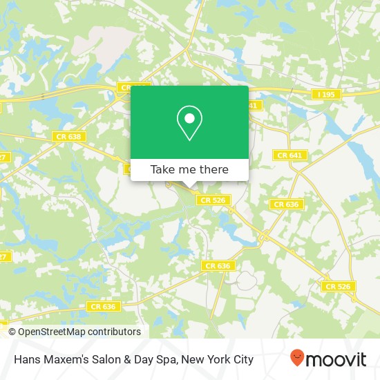 Hans Maxem's Salon & Day Spa map