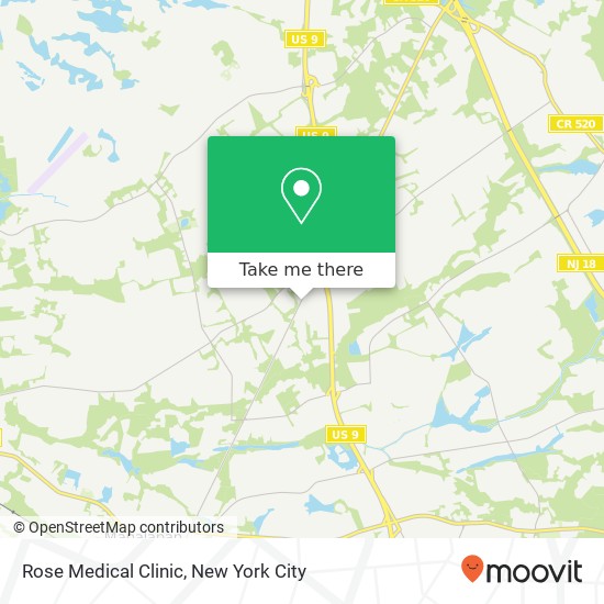 Mapa de Rose Medical Clinic