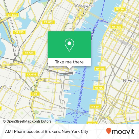 AMI Pharmacuetical Brokers map