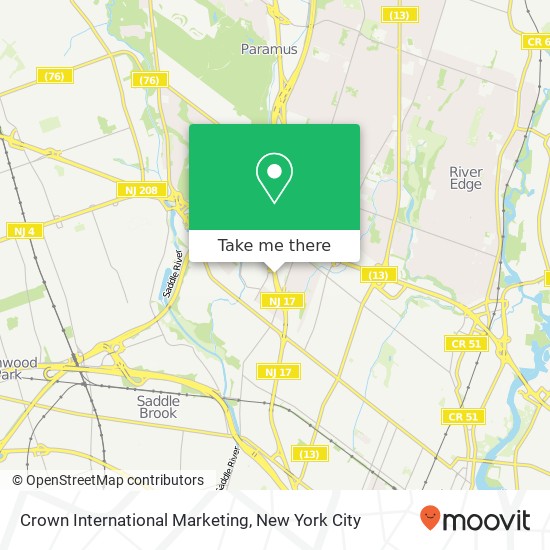 Crown International Marketing map