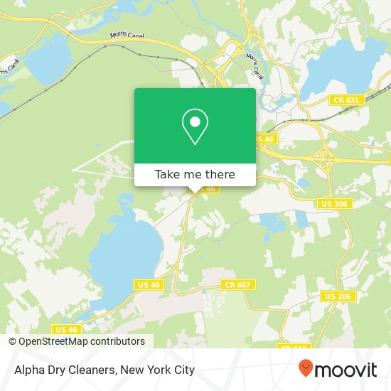 Mapa de Alpha Dry Cleaners