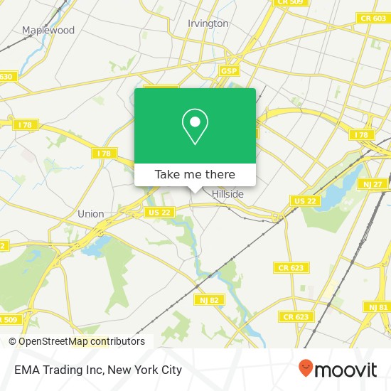Mapa de EMA Trading Inc