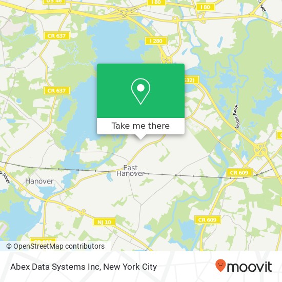 Mapa de Abex Data Systems Inc