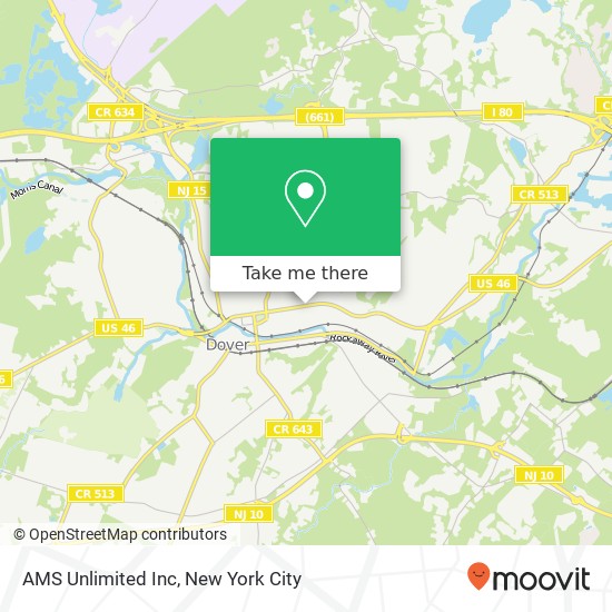 AMS Unlimited Inc map