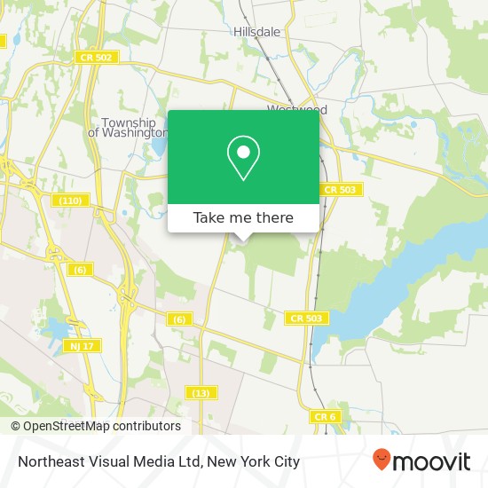 Mapa de Northeast Visual Media Ltd