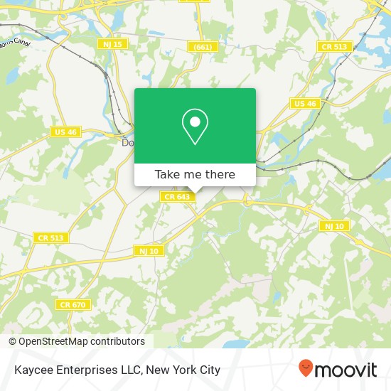 Mapa de Kaycee Enterprises LLC