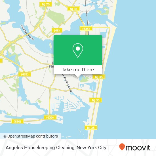 Angeles Housekeeping Cleaning map