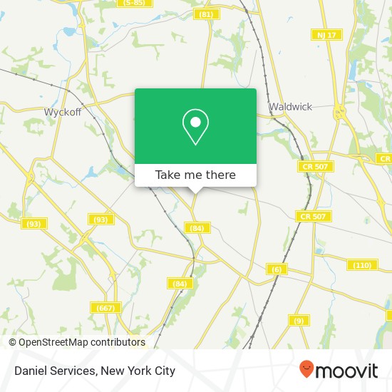 Daniel Services map