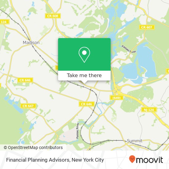 Mapa de Financial Planning Advisors