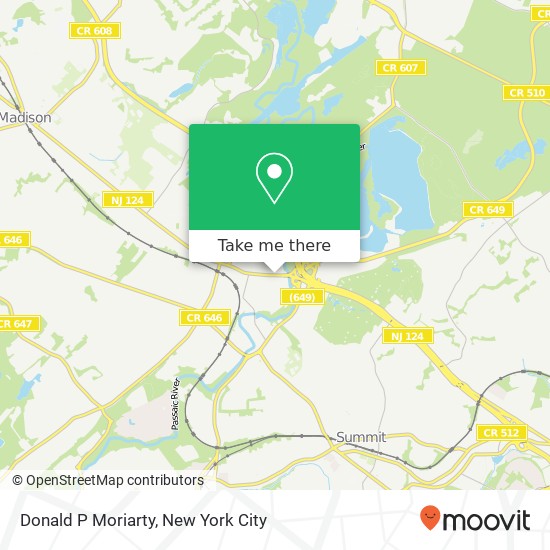 Donald P Moriarty map