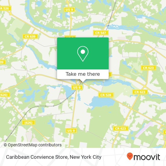 Caribbean Convience Store map
