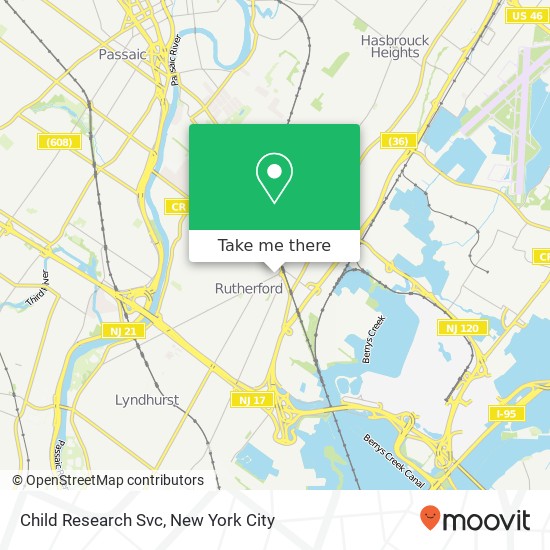 Child Research Svc map