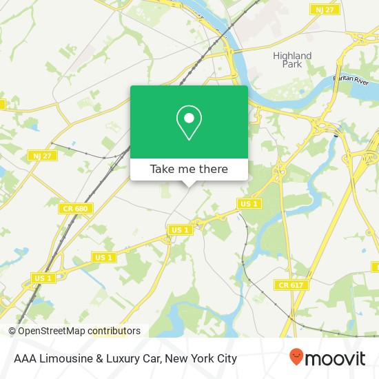AAA Limousine & Luxury Car map