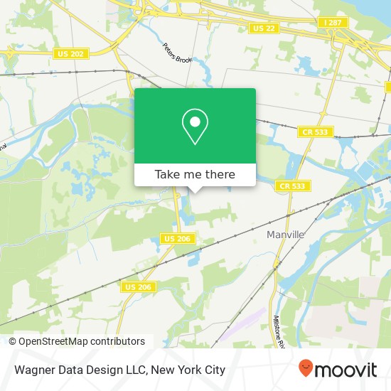 Mapa de Wagner Data Design LLC