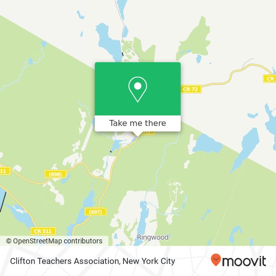 Clifton Teachers Association map