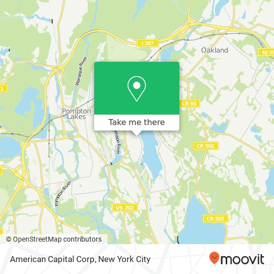 American Capital Corp map