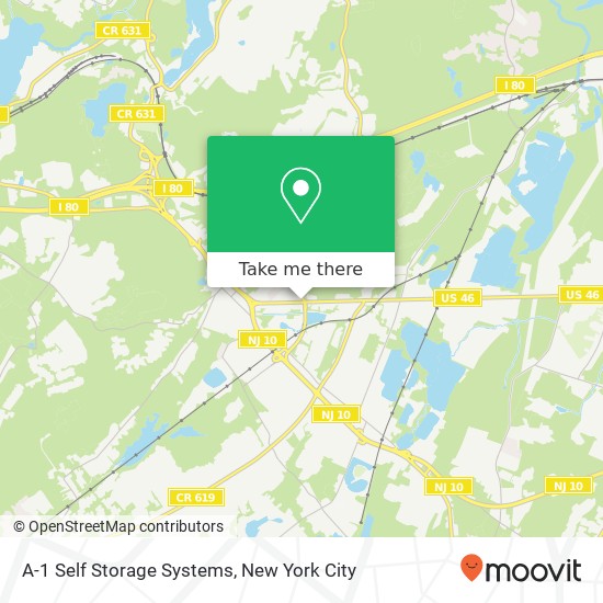 Mapa de A-1 Self Storage Systems