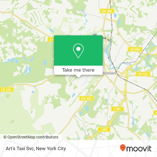 Art's Taxi Svc map