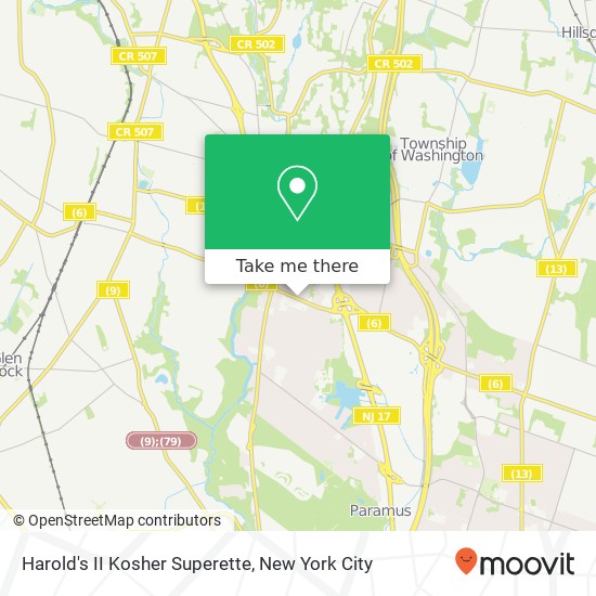 Harold's II Kosher Superette map