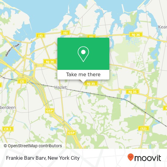 Frankie Barv Barv map