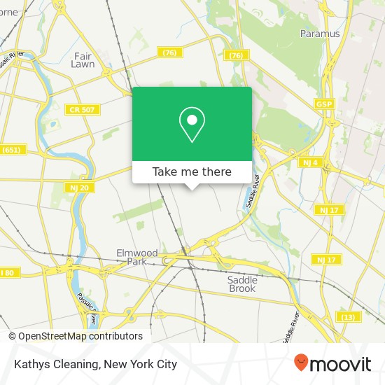 Mapa de Kathys Cleaning