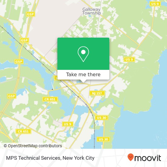 Mapa de MPS Technical Services