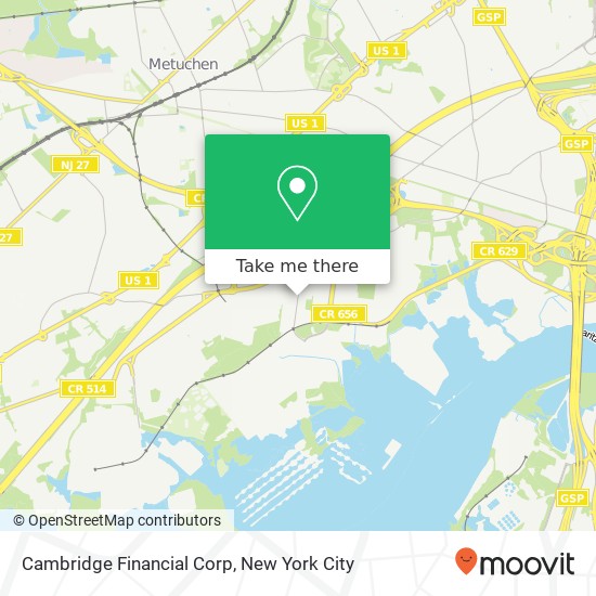 Cambridge Financial Corp map