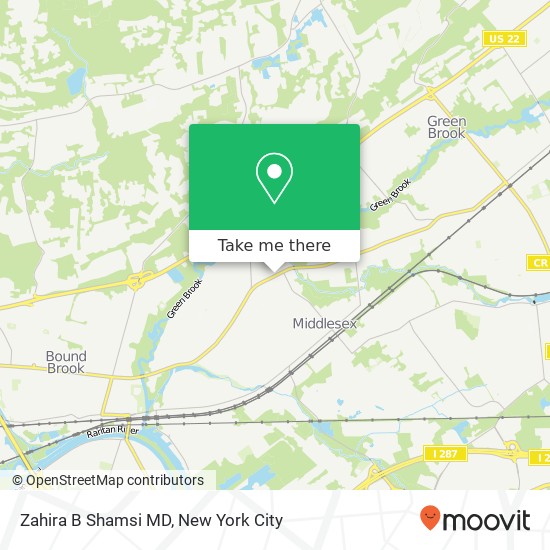 Zahira B Shamsi MD map