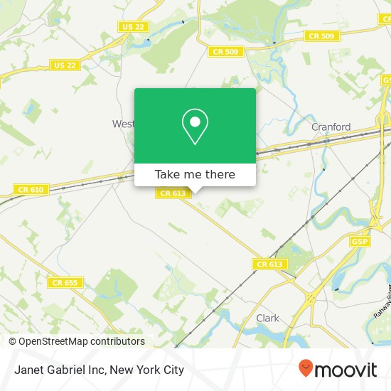 Janet Gabriel Inc map