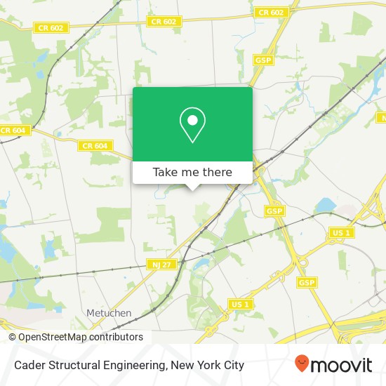 Cader Structural Engineering map