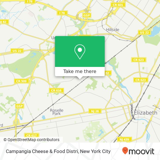 Campangia Cheese & Food Distri map