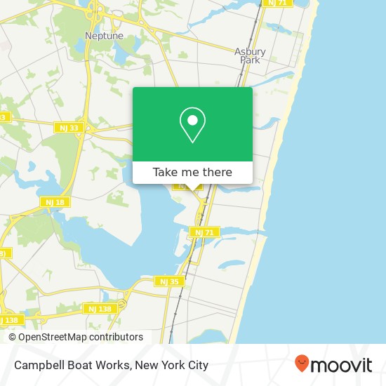 Mapa de Campbell Boat Works