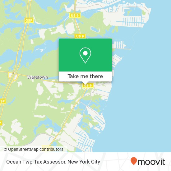 Mapa de Ocean Twp Tax Assessor