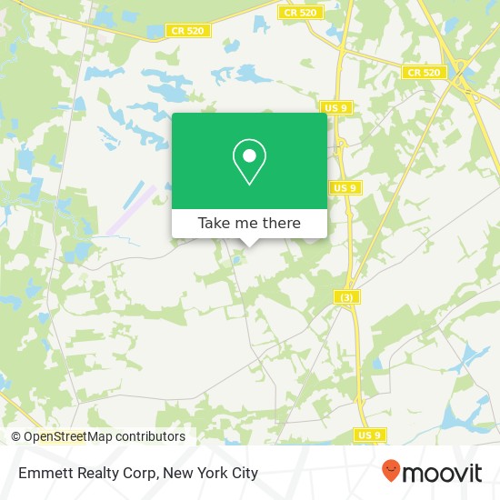 Emmett Realty Corp map