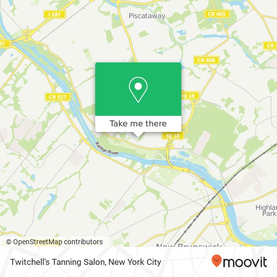 Mapa de Twitchell's Tanning Salon