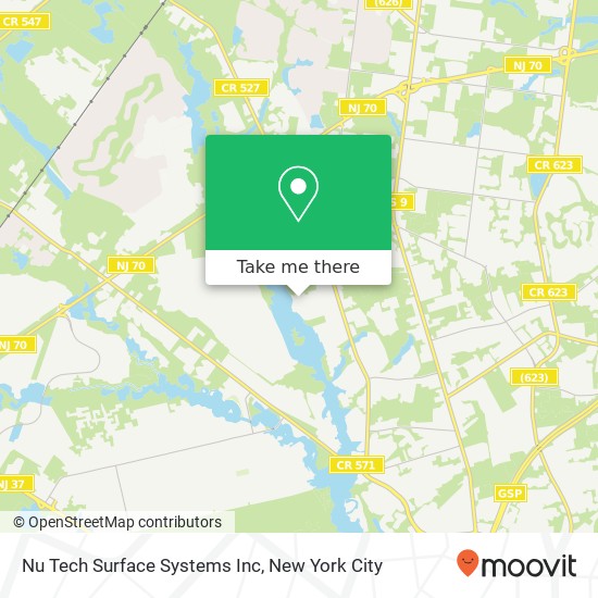 Nu Tech Surface Systems Inc map