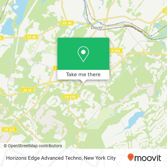 Horizons Edge Advanced Techno map