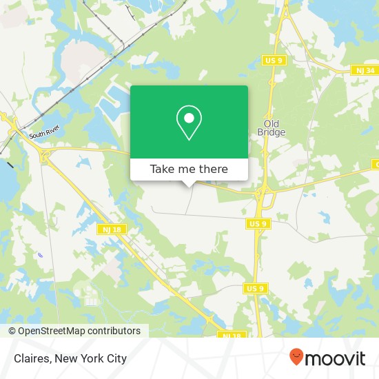 Claires map