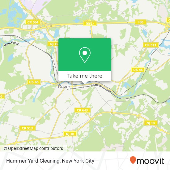 Hammer Yard Cleaning map