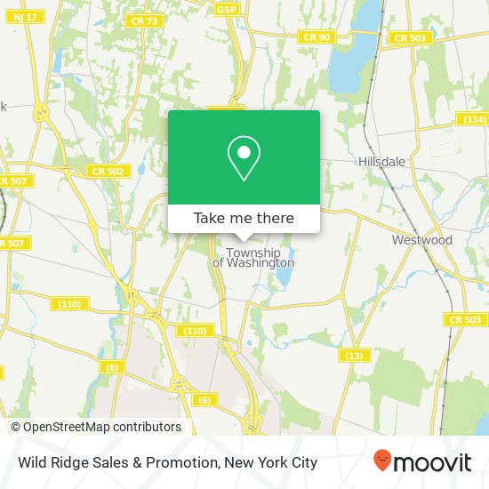 Mapa de Wild Ridge Sales & Promotion